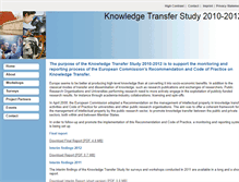 Tablet Screenshot of knowledge-transfer-study.eu